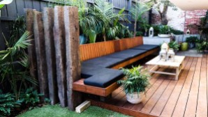 They certainly kept the best for last. Melbourne couple Darren and Dea took out the last room reveal challenge for their "lush" terrace. The space is large, separated into several sections, green and tropical and who could say 'No' to those recycled sleepers?
